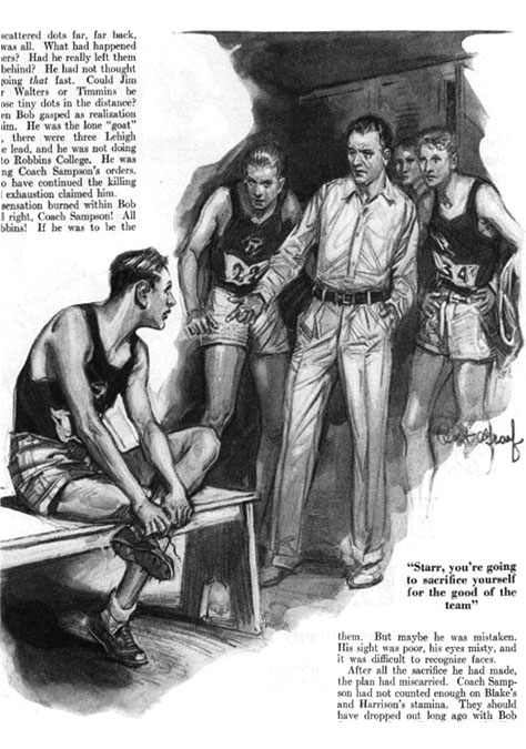 LRonLacy's tweet image. In #APRIL 1935
“Starr, you’re going to sacrifice yourself for the good of the team”
Illustration by Robert A. Graef (1879-1951)
*Boy’s Life*, April 1935
#illustration #illustrationart #illustrationartists #RobertGraef #lockerroom #BoysLife