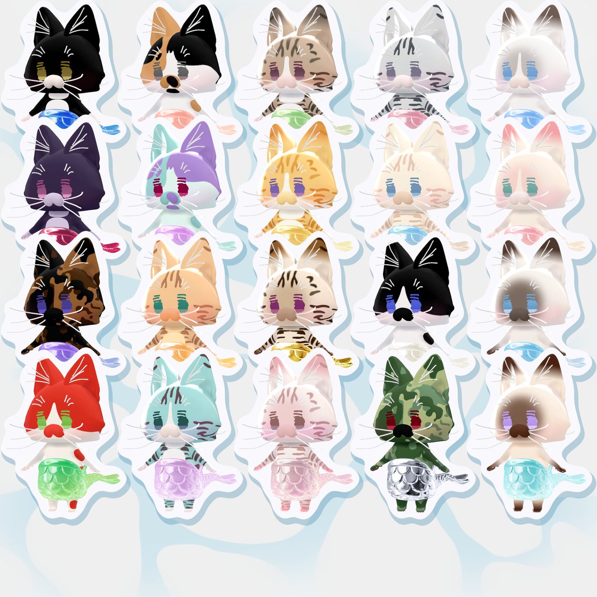 Minuet_Doll's tweet photo. 【🐟拡散希望🫧】
はじめてのマスコットアバターを宣伝してくださる方を募集します！Quest単機やデスクトップもOK！

■宣伝期間：4月下旬～5月上旬
■報酬：アバター＋改変用マテリアル

ご協力いただける方はご連絡ください！
募集〆切などはリプ欄にてお知らせ˖° https://t.co/as8eFfLrAq