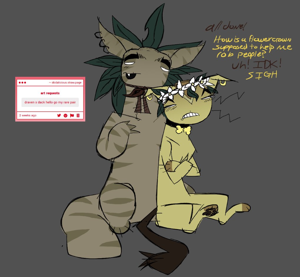 i like drawing these two ty for whoever requested this #mewgenics