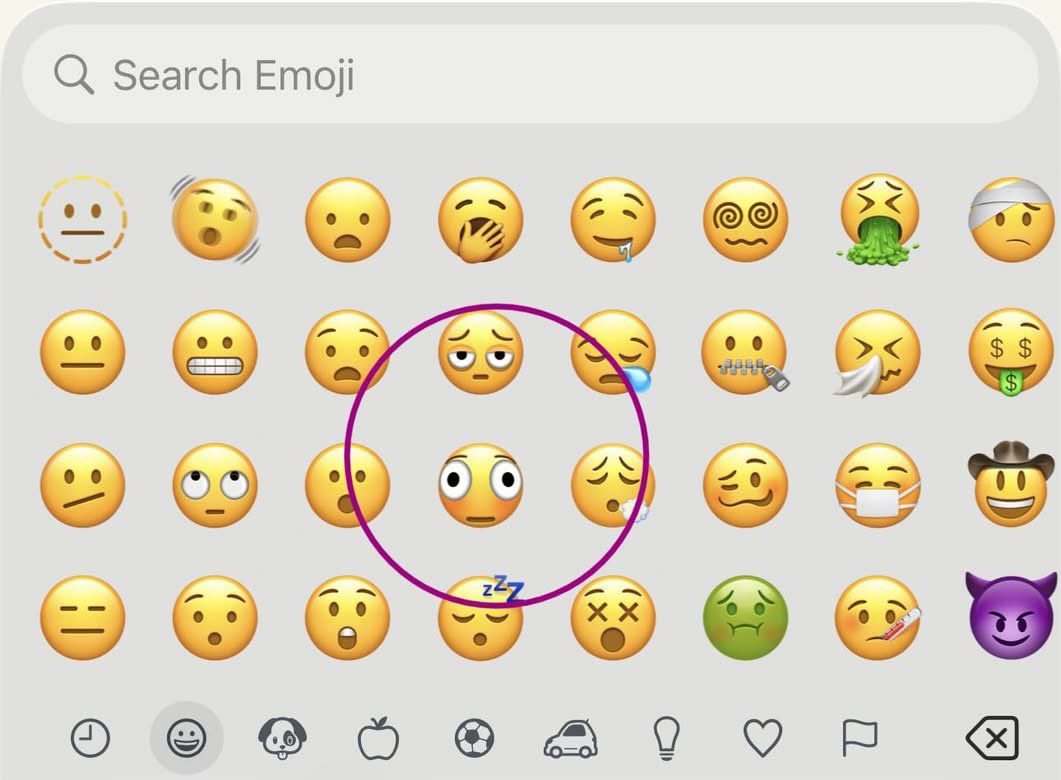 ProofofMaro's tweet photo. When did they add FBI Director Kash Patel to the emoji keyboard!? https://t.co/htiiKAoJxG