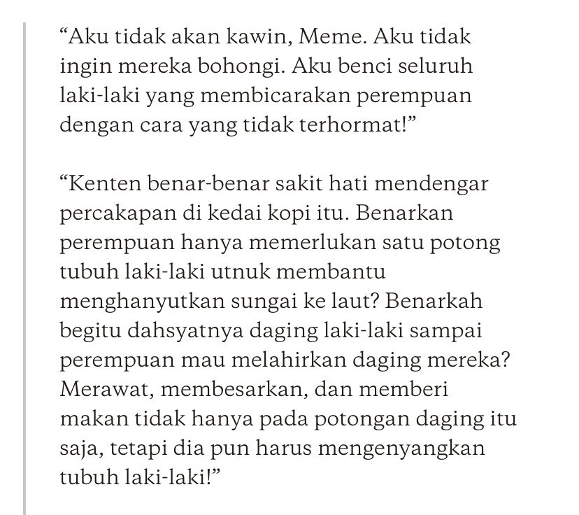 monepanouie's tweet photo. @nasomargota here’s my review on Tarian Bumi by Oka Rusmini :> I LOVE TARIAN BUMI SO MUCH, aku ngerasa buku ini kayak senjata buat diriku sendiri kalau aku mulai melihat dunia dengan terlalu sederhana..

hoping to read The Secret History by Donna Tartt if I get the chance! 🌟🤍 https://t.co/8LpYBavdIw