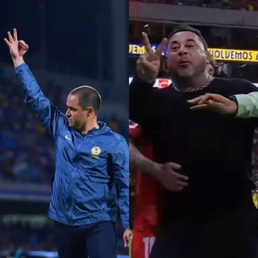 La última vez que un técnico hizo seña de los títulos que ganó , perdió todos los que disputó después , se les pasa la maldición BYE BYE