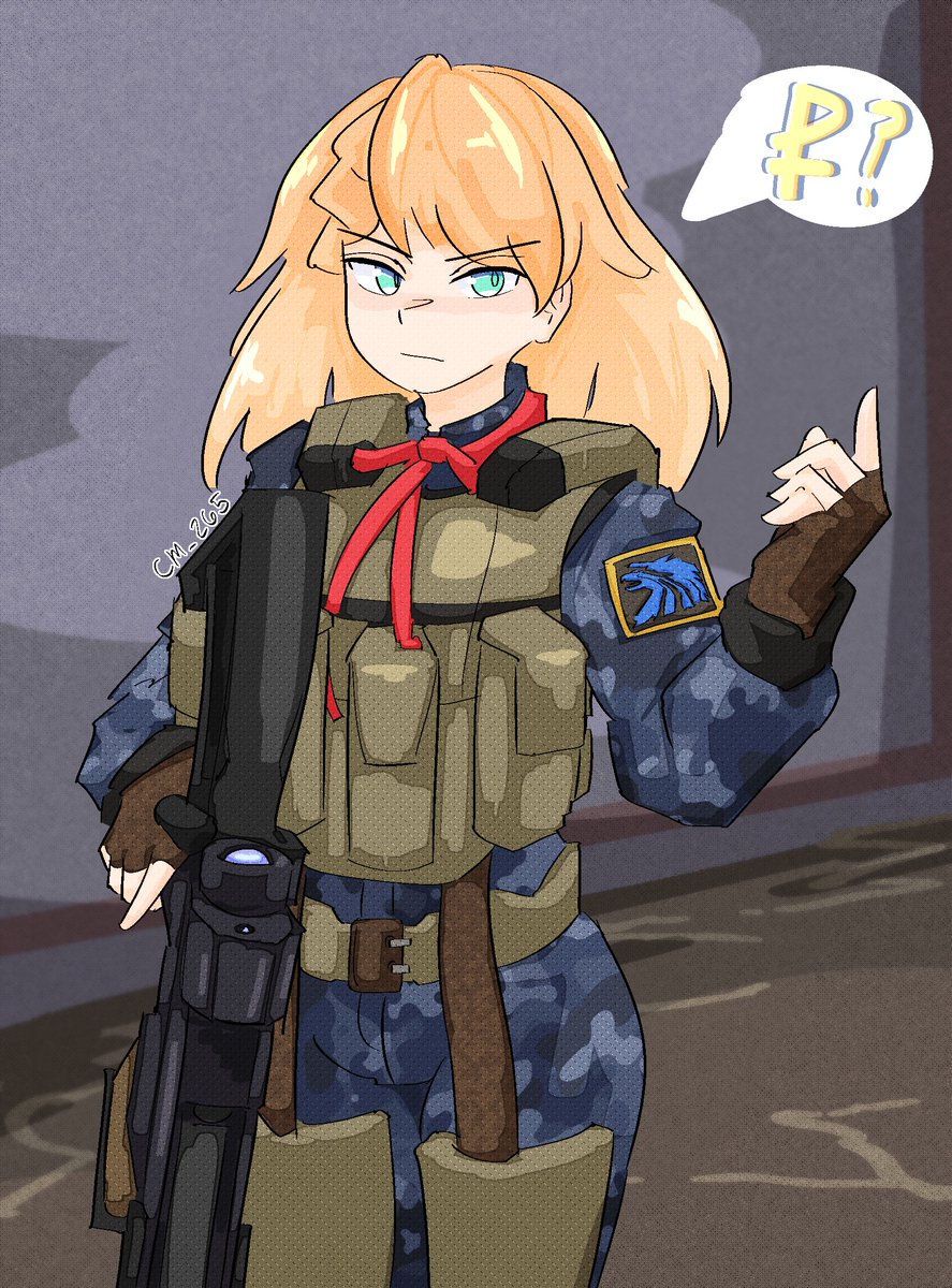 cm_265's tweet photo. "Pecunia non olet"

#girlsfrontline #girlsfrontline2exilium #STALKER #g36 #Centaureissi https://t.co/i0EiOOGuFv