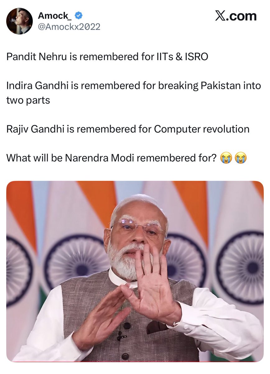 He will be know as a Man-

- Giving freebies to incapable people.

-Giving reservations to those who font want to work hard.

- A Man under whose tenure Men’s suicide increased to double.