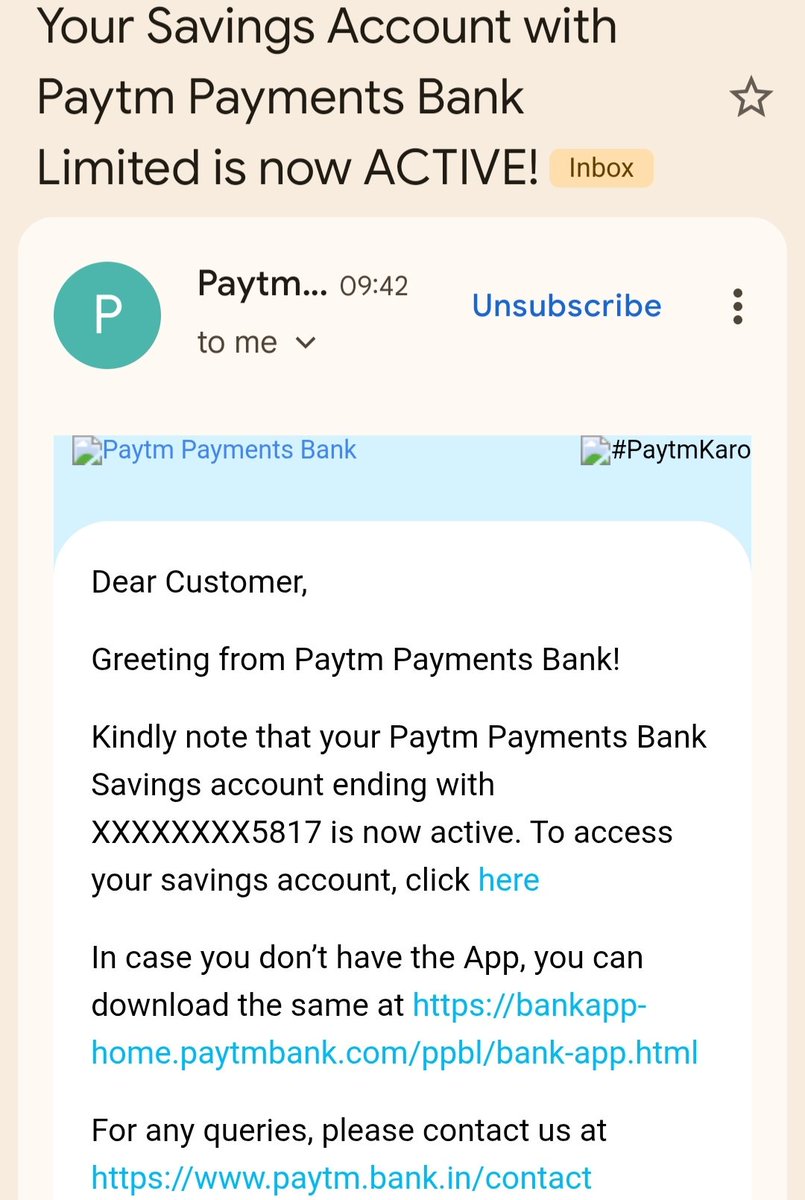 Priyabrata109's tweet image. Hi @Paytm @Paytmcare, I received this email recently and it looks suspicious. Could you please verify if this is an official communication from your side? I want to ensure my account is safe. #Paytm #CyberSecurity #SafeBanking