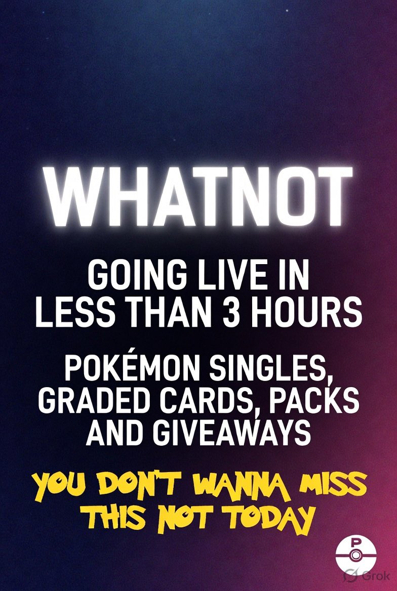 ADDICTIVE_CB's tweet image. If you love Pokémon fam having a live @whatnot @6pm AEST 
come say hello. 
Im back fam let’s fucking go!!!!! 

#whatnot #pokemon #pumped