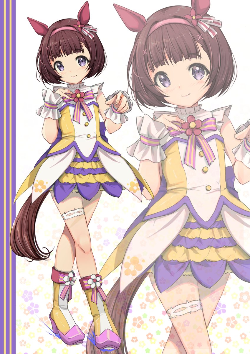 今日ってフラワーちゃんの誕生日なのね。(無知)
新規で出せる物ないけど、2023年に描いたやつを再掲で置いておきます 