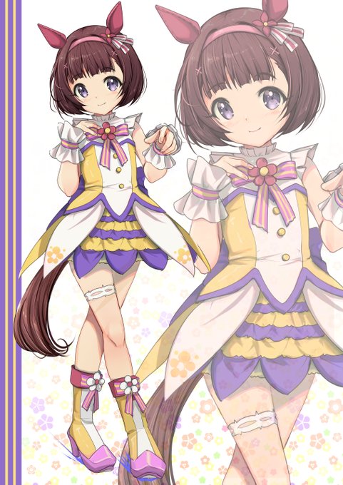 今日ってフラワーちゃんの誕生日なのね。(無知)
新規で出せる物ないけど、2023年に描いたやつを再掲で置いておきます 