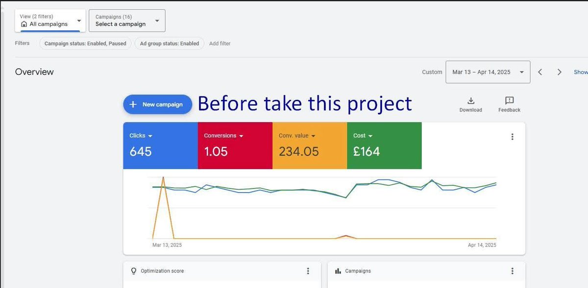 masudsmmm's tweet image. Google Ads: Before vs After 📊

Same budget. Different strategy.

❌ Before: High CPC, low clicks
✅ After: Lower CPC, more leads 📈
Running ads is easy.
Getting results is the real game 💼

📩 DM to fix your ads
#GoogleAds #google