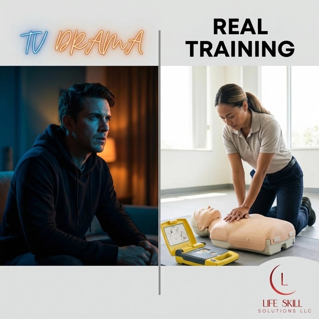 tonya355911's tweet image. Real CPR is a workout, not a TV drama! 💪 Life Skill Solutions is a Licensed Red Cross Training Partner.
📞 502-759-3988 | 502-325-8079
Help us: givebutter.com/our-empowermen…
- Tonya M Roberts, Owner &amp;amp; DM
#CPRTraining #Safety #FirstAid #RedCross