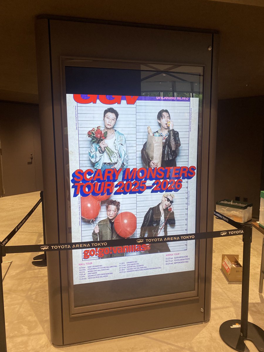 mmklllmy1's tweet photo. 2026/04/19
go!go!vanillas
SCARY MONSTERS TOUR 2025-2026
📍 TOYOTA ARENA TOKYO
バニラズ 東京 セトリ

▶︎START
▷CONTINUE...

👾セトリ記載してます 注意してください❕ https://t.co/s5KXH2K40L