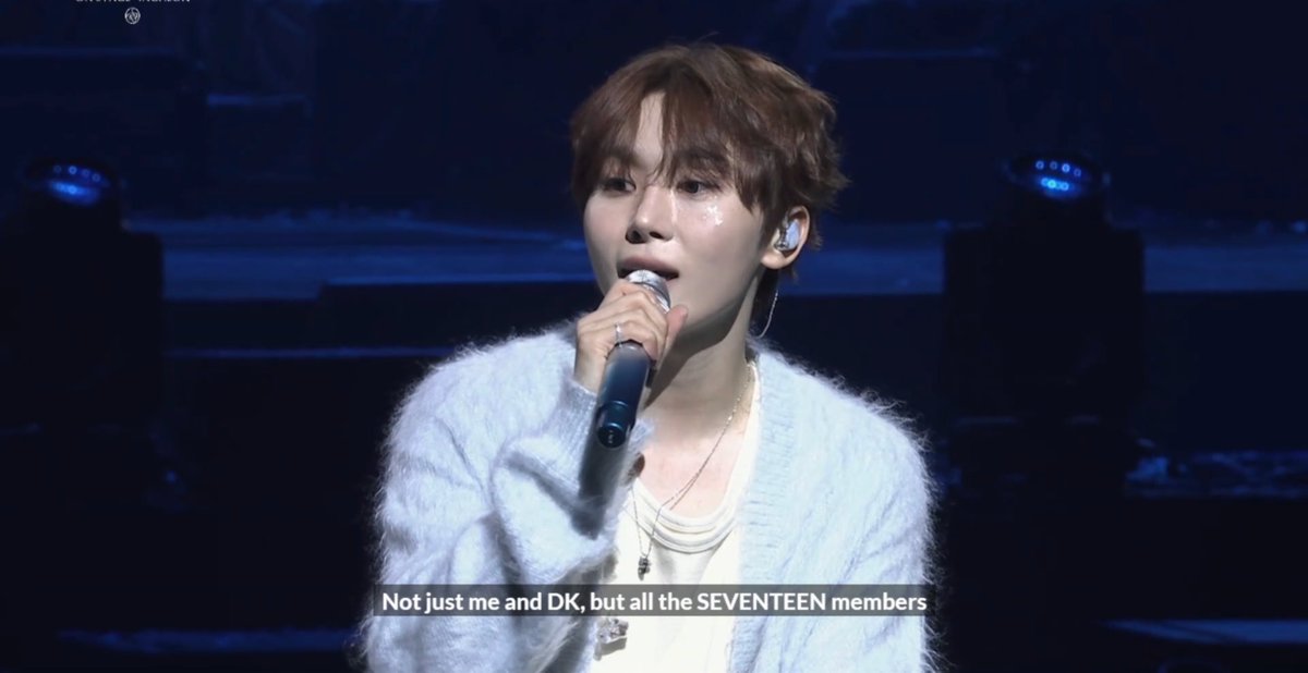 mochihochihae's tweet photo. seungkwan’s closing ment he’s so precious 🥹🥹🥹 

“this goes not just for me &amp; dk but for all the members, thank you for loving all of us. i find your love so precious &amp; i really will remember this memory for a long, long time” https://t.co/7WaF6YVVY9