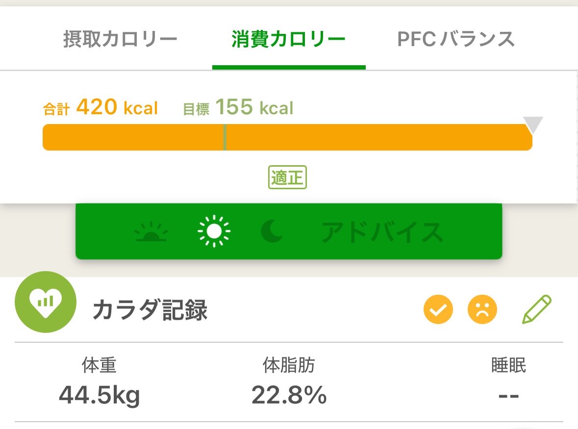 消費カロリーがあたおかです😂😂😂