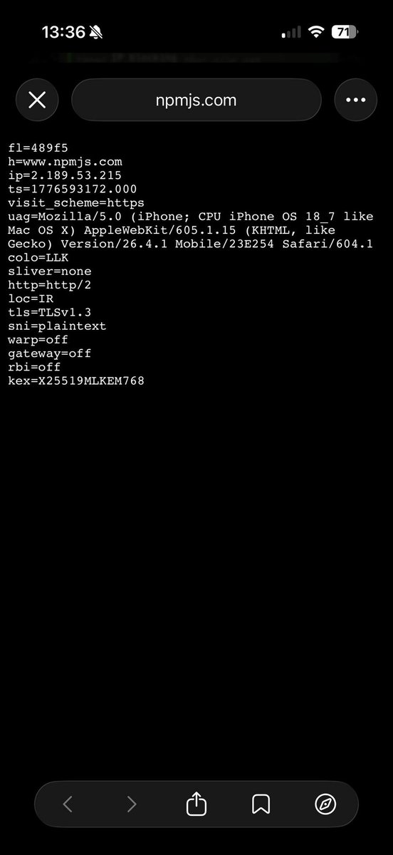 pedare9110's tweet photo. @Cloudflare Alert: AS12880 (TIC Iran) is performing BGP Hijacking &amp; Transparent Interception on @Cloudflare traffic. Traces confirm interception at 2.189.0.0/16. As the upstream, @DeltaTelecom_AZ (AS29049) must enforce strict prefix filtering to stop this MITM. @CloudflareHelp  #BGP https://t.co/UWAg4eX1DA