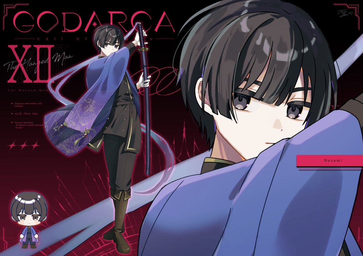 genk1zam4s's tweet photo. ✧• ──────── •✧
　  GODARCA▸HOⅡ
　　  吊るされた男
✧• ──────── •✧ https://t.co/a8vYLpJDCz