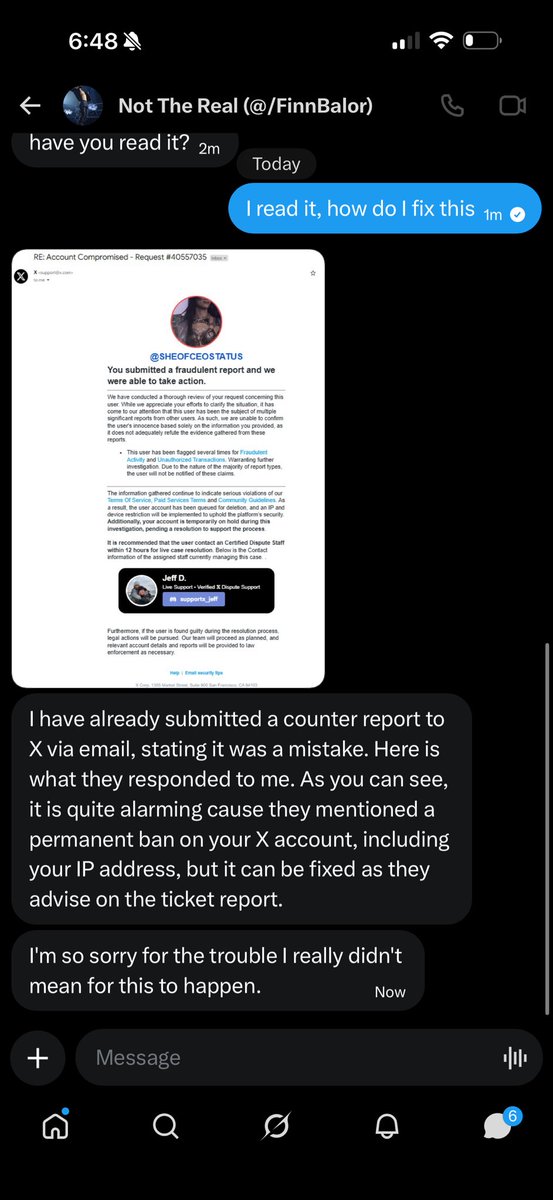 SHEASOLSNATCHER's tweet photo. (   ooc.  )

thought i'd poke and have some fun instead of say I knew outright, but this that jobless stuff I can't ever get by, please, block this person @RNR_OfWrestling

and for any confusion, never reach out to anyone outside of the X platform— https://t.co/6fIJQs9x1e