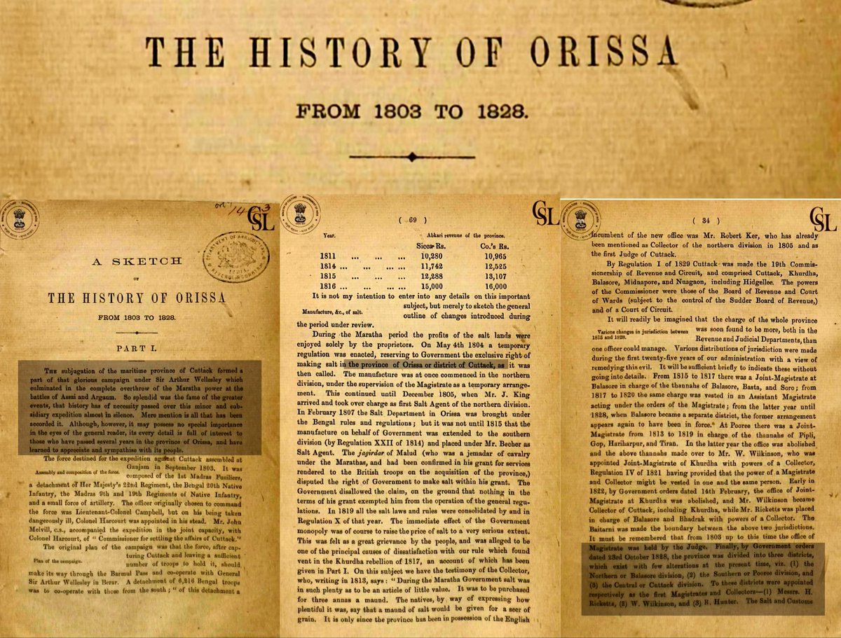 OURCUTTACK1's tweet photo. Did Odisha know? 

Cuttack was HUGE in modern history!

Most people think Cuttack was just a city squeezed between two rivers “mahanadi & kathajodi” — but that’s only part of the story.

In reality, “Katak” or Cuttack was the name used for a vast stretch of coastal Odisha. Most of the coastal region was once known as Katak/Cuttack.

And here’s a fascinating historical fact — on 23rd October 1828, for the first time ever, the great Province of Cuttack was split into three districts:

1.Cuttack
2.Puri
3.Balasore

……..

So the next time someone says “Cuttack is just a city between two rivers” 
you can tell them:
It was once an entire coastal world.

#Greater_cuttack ✅
#BCPPER ❌

@PMOIndia @HMOIndia @EduMinOfIndia 
@CMO_Odisha @SecyChief @NITIAayog @CuttackDM @CMCCuttack @INTACHIndia @IndiaHistorypic @tourismgoi @odisha_tourism @OdiaHistory @HISTORY @HISTORYTV18 @indiahistory18