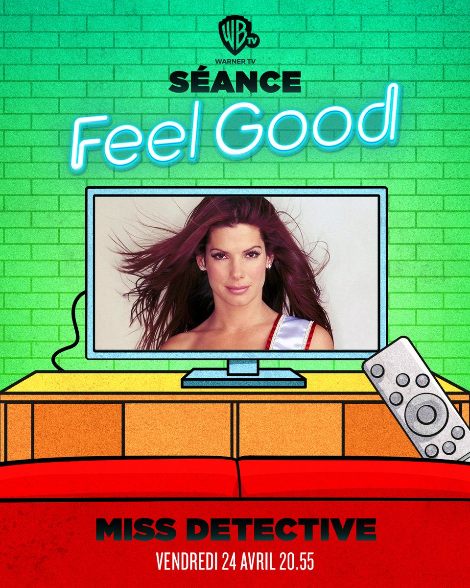 WarnerTVFR's tweet image. Film culte pour soirée #FeelGood, vendredi prochain !

Sandra Bullock devient Miss New Jersey pour empêcher un attentat terroriste lors du concours de Miss États-Unis. 👸🏻 

Rendez-vous vendredi à 20h55 sur Warner TV !
