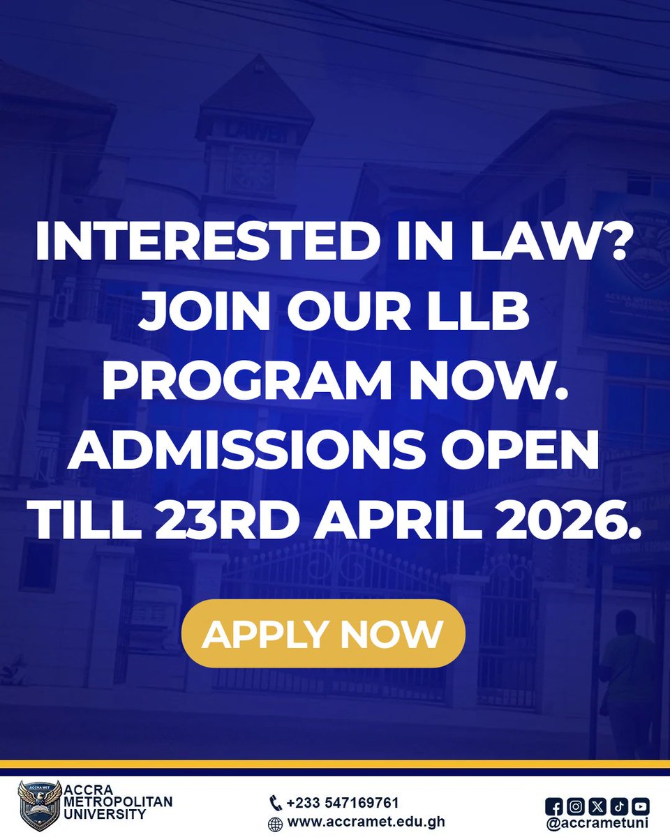 Accra Metropolitan University tweet media