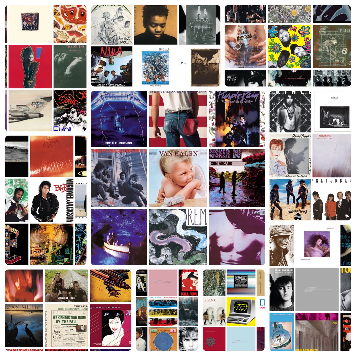 LesPurves's tweet image. That’s the 80s wrapped.

No hedging. No ties.

My final three:

Prince — Purple Rain  
Public Enemy — It Takes a Nation of Millions to Hold Us Back  
The Cure — Disintegration  

Innovation. Urgency. Atmosphere.

That’s my decade.

Your turn 👇

#80s #Music #ClassicAlbums #Rock