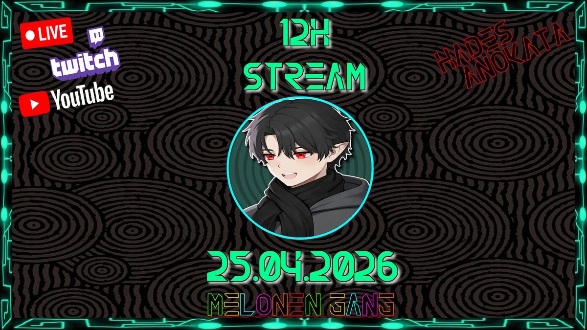 Hades_S_Anokata's tweet image. \O_O/ MORGEN also O.o/ DIESEN SAMSTAG

Wird es einen 12h Stream geben!

Seid also dabei O,o/

#Streamankündigung #twitch #werbung

Twitch: twitch.tv/hades_anokata

Youtube: youtube.com/@Hades_Anokata