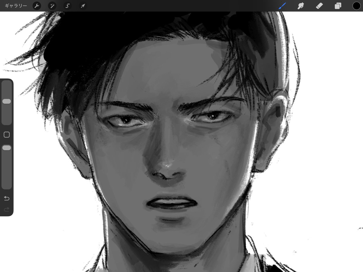 ずっと放置してる原tg君の絵、、