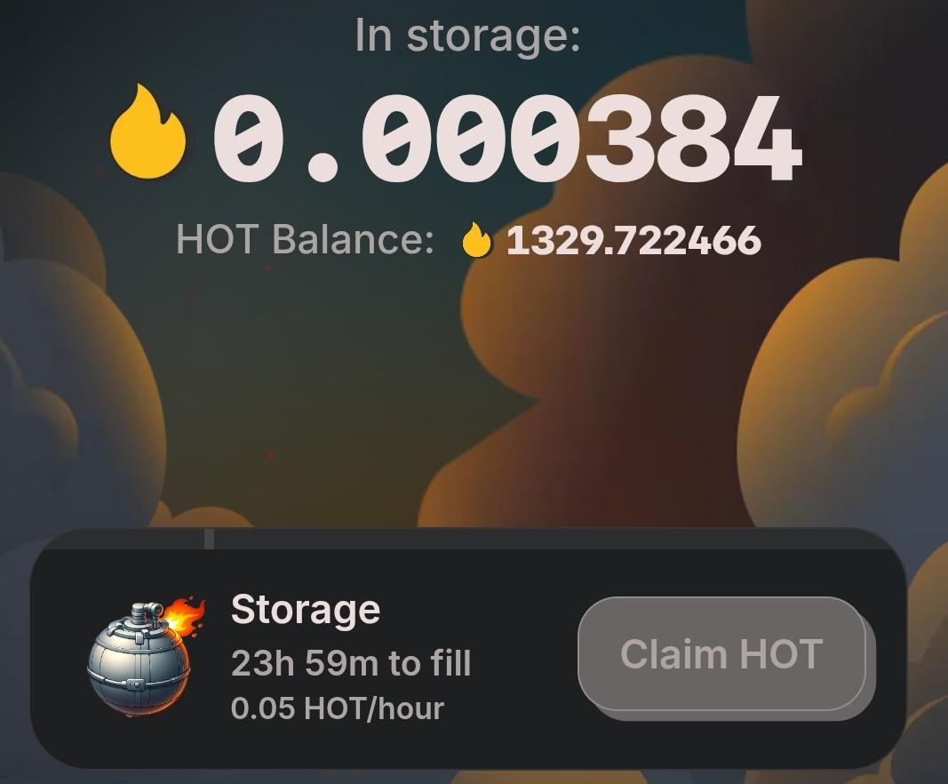 How much $HOT you mined yet guys,

Till now i mined 1329 hot , after months i open this bot 

When you open this bot last time ?

Are you waiting for tge ?👇👇