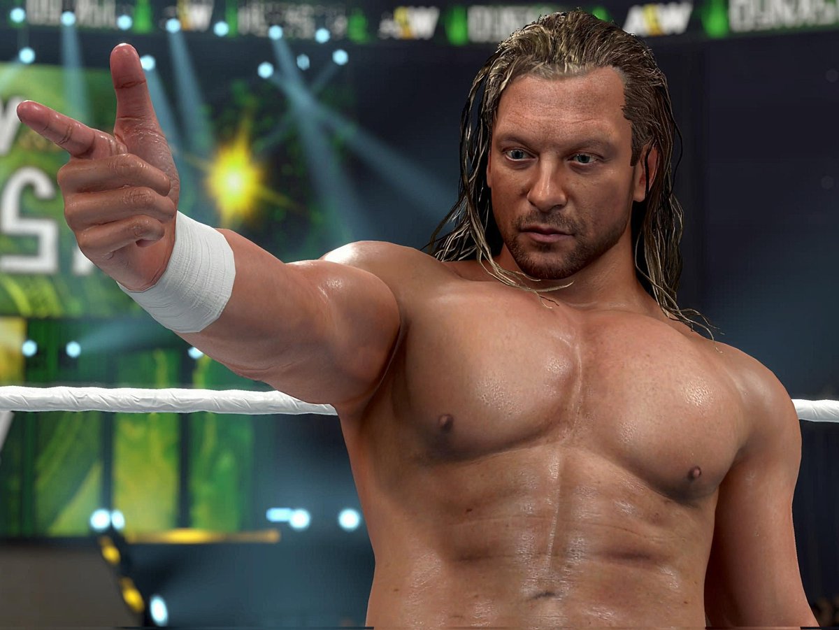 SamTHimself's tweet image. The god of professional wrestling 🔥
@KennyOmegamanX 

@PHENOMCAWS all I'm going to say is I think this is CAW of the year, it's literally an in game model 👊 I do have alot more shots of this.

#WWE2K26 #AEW #AEWDynamite #Wrestlemania