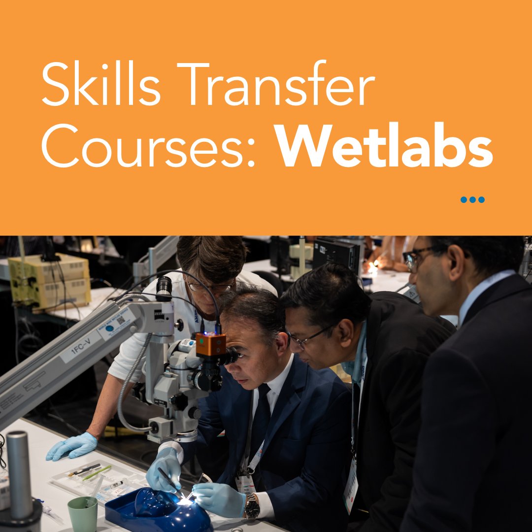 attendWOC's tweet image. Delivered in small groups, wetlabs place you at the centre of the action - working directly with the tools, technologies, and techniques shaping modern ophthalmology. Explore the courses: tinyurl.com/yt4esdkr

#Wetlabs #HandsOnLearning