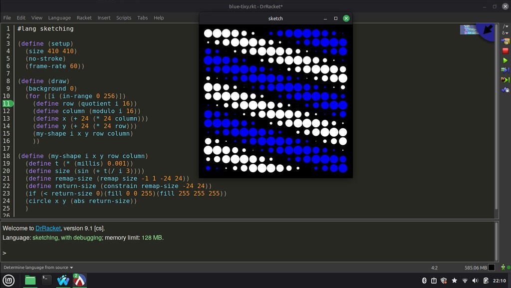 racketlang's tweet image. Racket meet-up: Saturday, 2 May 2026 at 18:00 UTC

EVERYONE WELCOME 😁

Announcement, Jitsi Meet link &amp;amp; discussion at racket.discourse.group/t/racket-meet-…
#lisp #scheme #Racket #functionalprogramming #metaprogramming