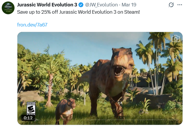 Evolution Square tweet media