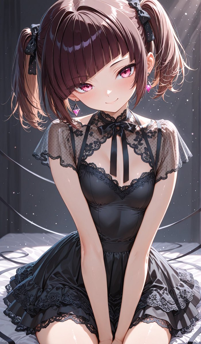 fougerespicy's tweet image. ᴳᵒᵒᵈ ᴱᘁᵋᐢⁱᐢᵍ ⋆˚✩˙˚°✰
#AIart
#kawaii

アリスさんから黒のレースドレスお借りしました(*ᴗˬᴗ)⁾⁾⁾☘️
レース編みがとても繊細で素敵です💓

今夜も良い夜を過ごしてね🌙.*·̩͙
おやすみー♡

⋆⸜♡⸝‍⋆┈┈┈┈┈┈┈┈┈┈┈┈┈┈┈♡+ﾟ
SFW Illustration. Cute character design