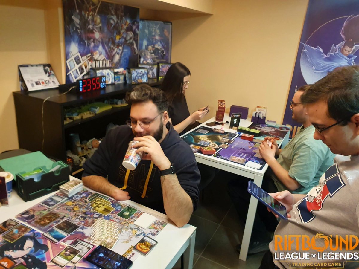 Organizedplayeu's tweet image. Nexus days for @playriftbound every Saturday!

@Blackfire_eu @riotgames
@PlayUVSGames @riftboundop
#gaming #events #Riftbound #tournaments #NexusNights #cardgames #MoreThanJustGames