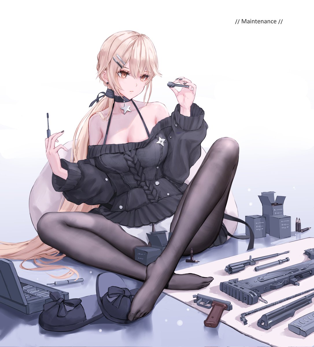Saw this outfit in Fire Control trailer I remember. Wonder how that game is doing now though.

#GirlsFrontline
#GirlsFrontlinefanart 
#少女前线 
#GFL2Exilium
#ドールズフロントライン