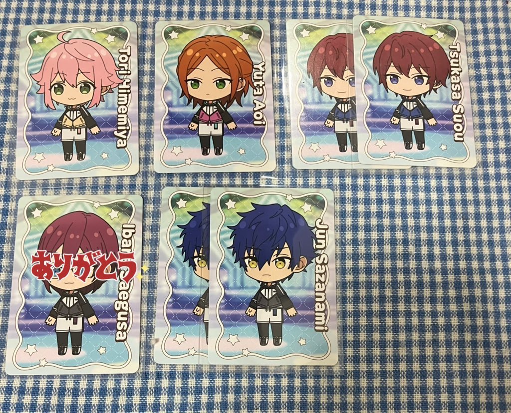 k21_chii's tweet photo. 【交換】あんスタ　チップス　あんスタチップス2 2弾　MV SD
譲）⭐︎晃牙、アドニス、颯馬、⭐︎みか、⭐︎ユメ、ライカ
渉、司、⭐︎泉、真、真緒、マヨイ、⭐︎日和、⭐︎ジュン、つむぎ、桃李、ゆうた
求）MV 敬人、零
SD 敬人、紅郎、零

⭐︎は零のみ
郵送は2枚〜
手渡しは26日スタライ夜公演前 https://t.co/oP1Zj5fnqw