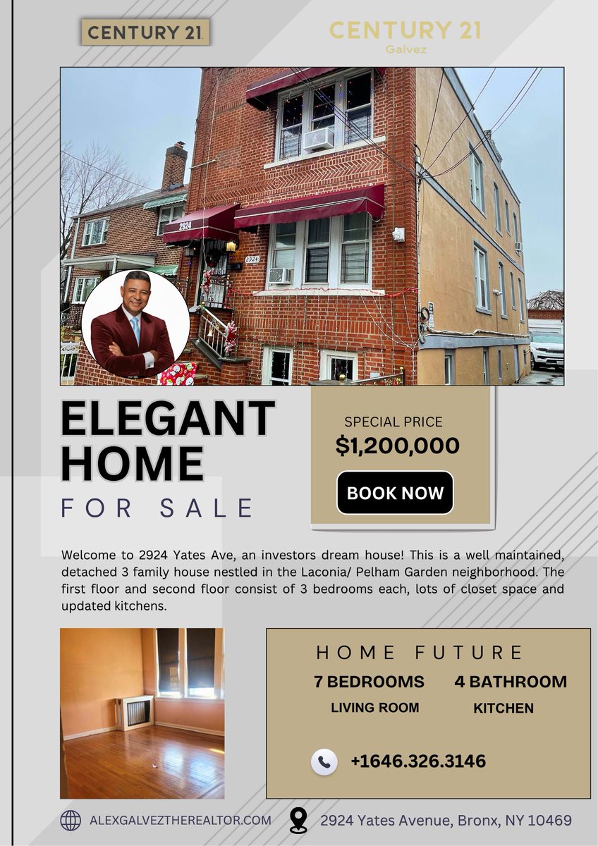 🏡✨
Elegant Multi-Family Home for Sale in Bronx, NY 
✨
📞 Call Now: +1 646-326-3146

.
.
#BronxRealEstate #NYCProperty #MultiFamilyHome #InvestmentOpportunity 
#OkullardaKatliamaHayır 
#ANAPAULACAMPEÃ