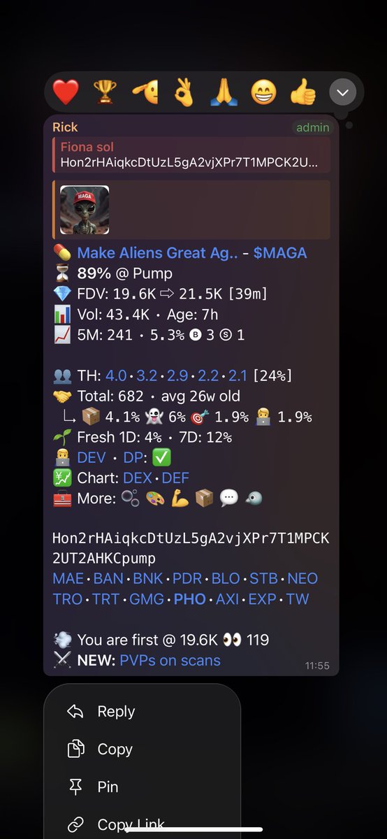 callerFiona's tweet image. 57x gain on my call $MAGA
call on my private Tg group 
::

Hon2rHAiqkcDtUzL5gA2vjXPr7T1MPCK2UT2AHKCpump

#solana #memecoin #memecoin1000x