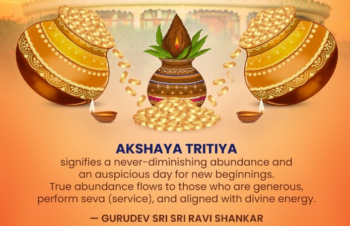 narinder_mohan's tweet photo. On Akshaya Tritiya, donate for rural child’s education in Art of Living Free School for a year &amp; receive abundant blessings
Link:
https://t.co/Zo2bBJJDzg
Warm appreciation for your generosity. May this Akshaya Tritiya bring abundance, joy &amp;  prosperity to you &amp; your loved ones https://t.co/l2bjRHQBeK