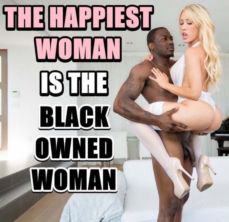 Who wants to be happy? I got a horse cock that’s ready to make you the happiest white woman on earth