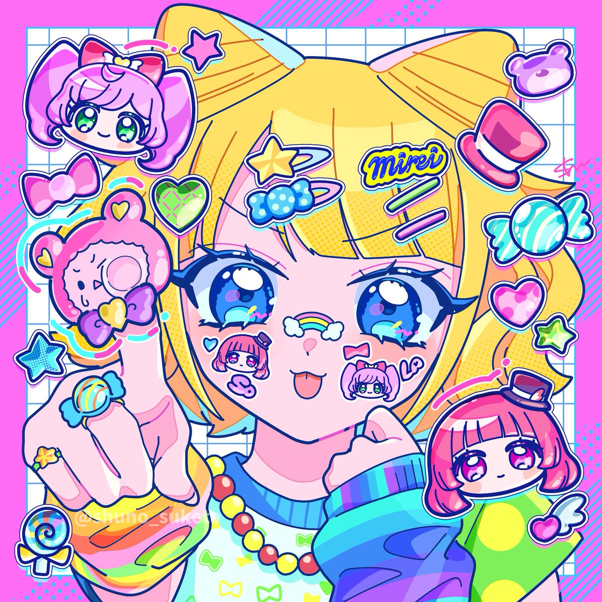 ぷっくりぷりぷりシールぷり💗
