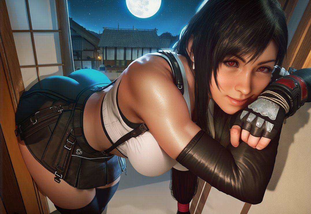 ahl9's tweet image. Tifa Lockheart by selvokaz #FF7R #FinalFantasy7 #SquareSoft #FinalFantasy7Remake #FinalFantasy7Rebirth