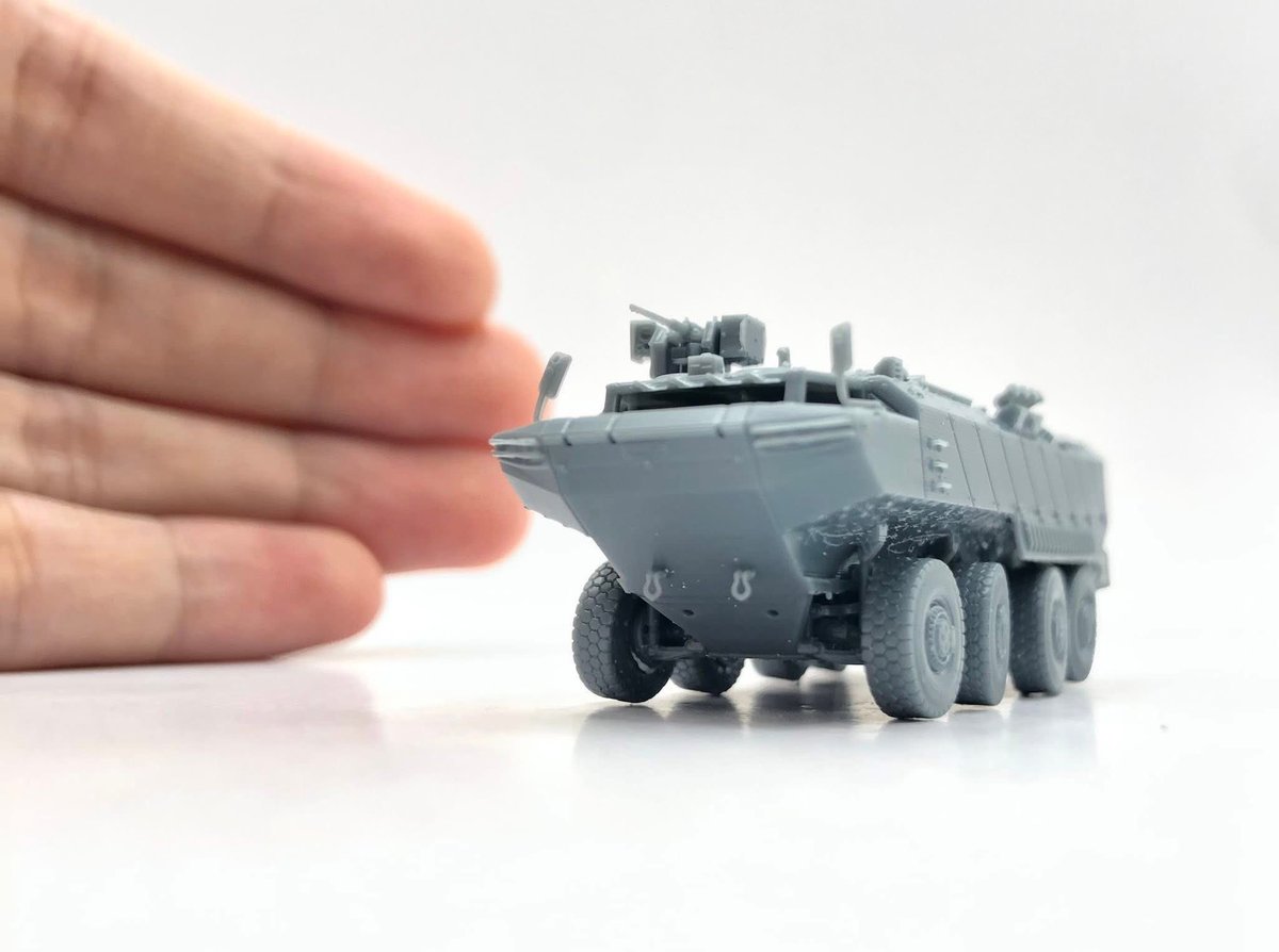 PTigerair2's tweet photo. AWAV 8x8 of  Royal Thai Marine Corps
Scale : 1/144 https://t.co/uEYigRCd9v