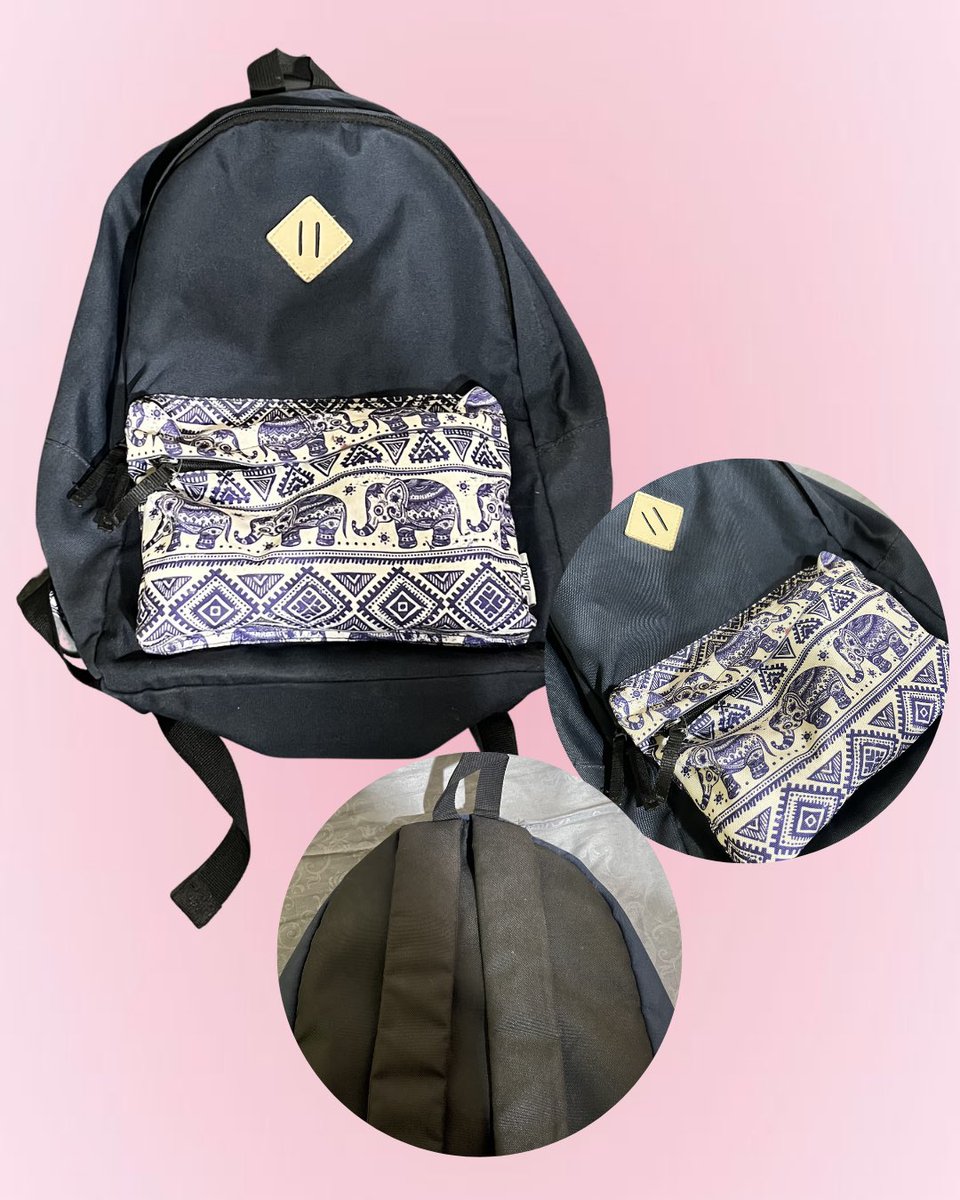 jevanajeva's tweet photo. backpack navy, only 30K https://t.co/Kkm07voXFX