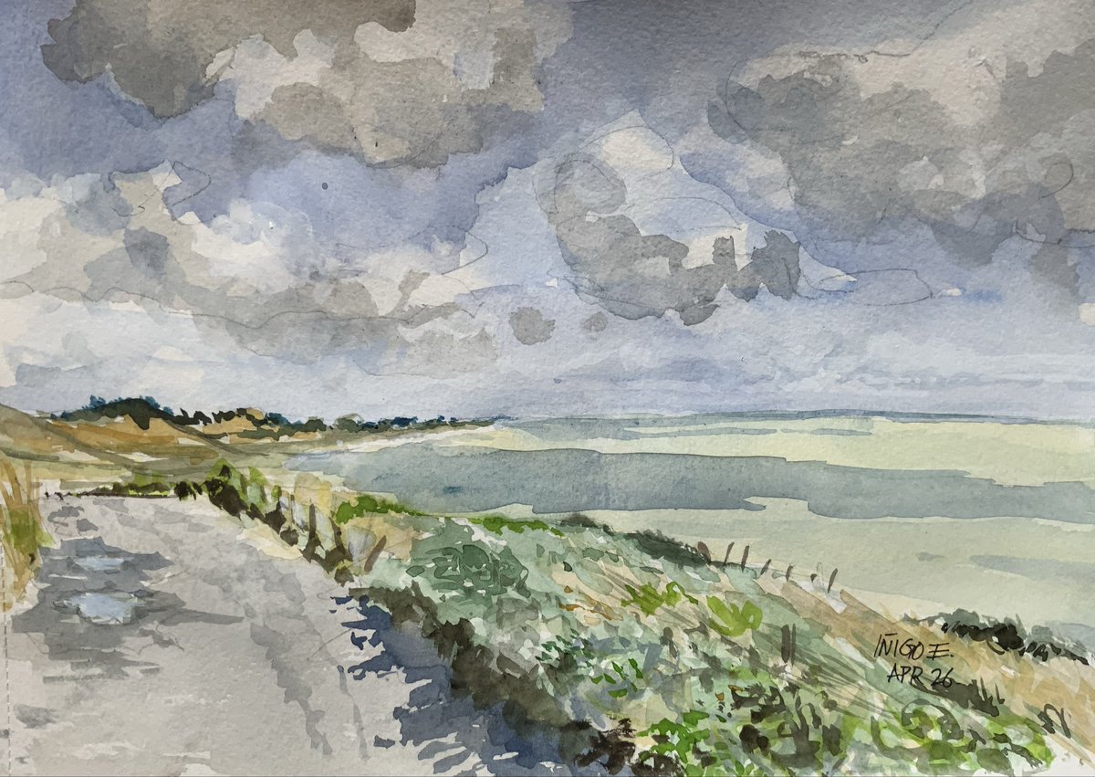 stivi's tweet photo. Brittas Bay, County Wicklow. Ireland
🎨@stivi (lápiz &acuarela)
#illustration #watercolor #ilustracion #acuarela #paisajismo #landscapedrawing https://t.co/Vt9mnqXw58