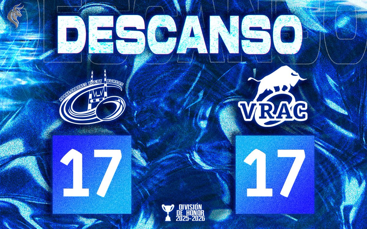 VRAC's tweet photo. ⏰ Descanso en Bienvenido Nieto

🔵  Aparejadores Burgos 17 - 17 VRAC 

#DirectoVRAC https://t.co/c8PyLgubc7