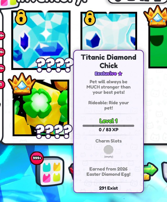 ilyrackss's tweet photo. I ended up hatching a Diamond chick not too long after the monkey but forgot to post! 

I think i’m done spending gems now on this event lol 😂 https://t.co/vmIQpDXHWJ
