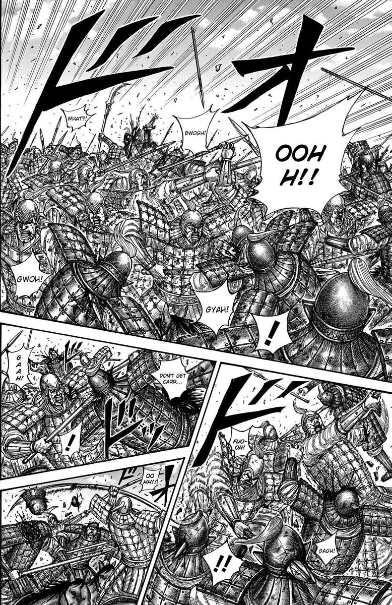 ShinMv7's tweet image. Shibashou just raised their morale with his speech the tables turned on us again.

#Kingdom
#キングダム