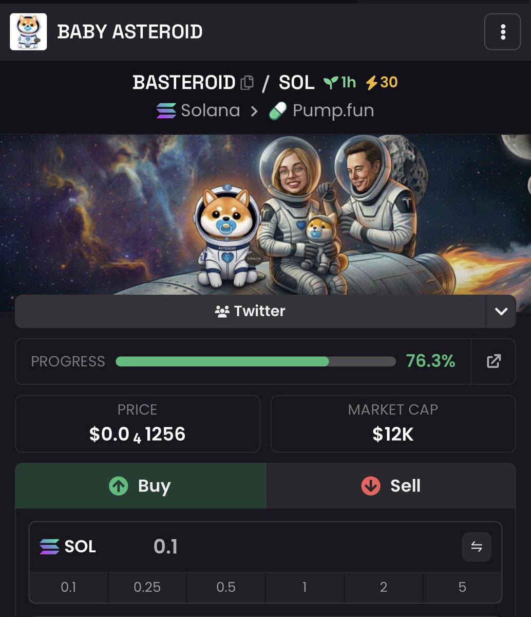 fRamadan6's tweet photo. I was ape $asteroid early 

$basteroid could be next

34HY13Ug4dAL63zfyk5BzfsqV7DoktWY9sdVTwNSpump https://t.co/mblfL9N5H6