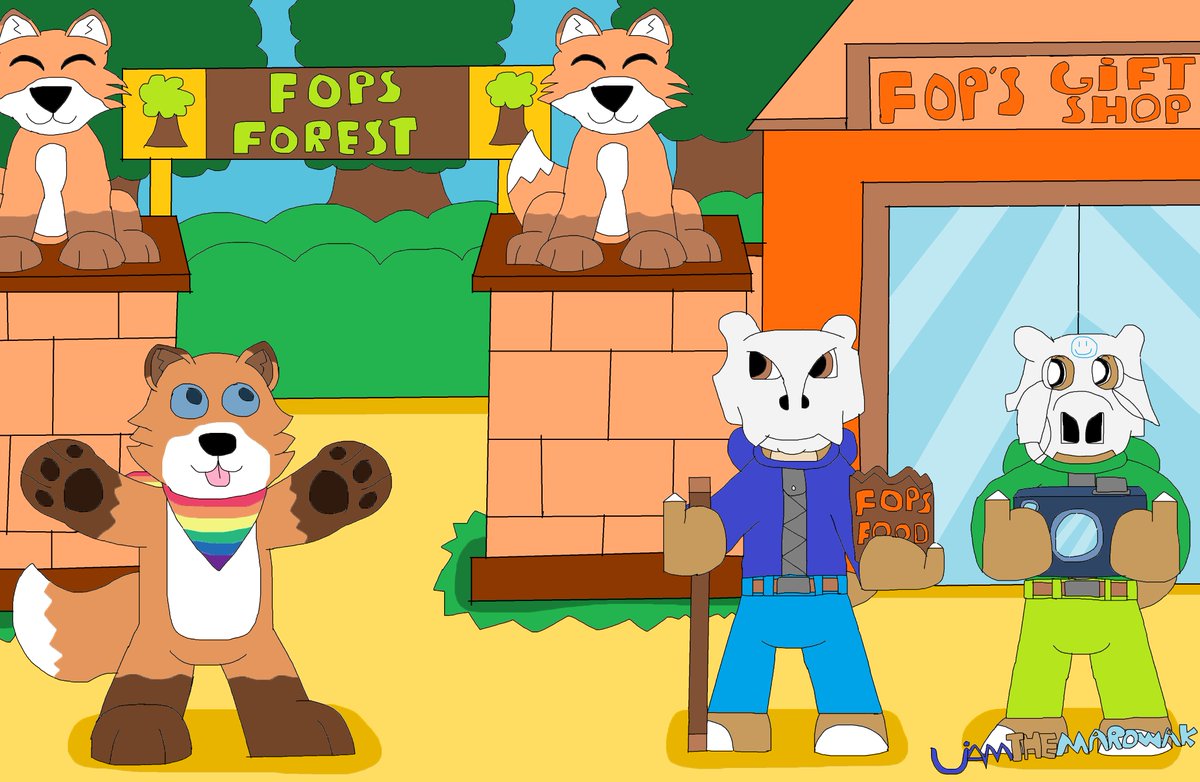 LiamTheMarowak's tweet photo. Ember is welcoming Liam and Jack to the Fops forest. #marowak #pokemon #cubone #fanart #forest #nintendoart #ember #foxes #foxanimal #giftshop #pokesonaoc #camera #pokemonfanart #foodbag #nature #exploring #naturepark #fox #pokemonart #forestoftrees #stature #nintendofanart #cute https://t.co/VzYwho3nlM
