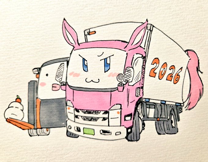 #クルマやバイクを描いてる人は見せびらかしましょう